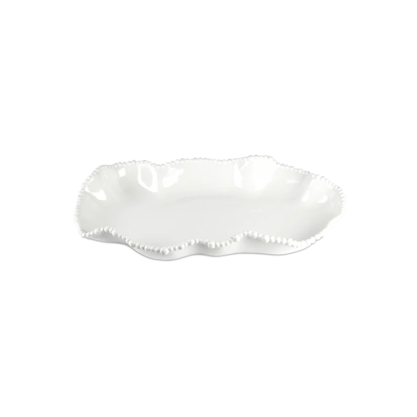 Plat de service 45 x 27 cm Blanc- Joke baci Milano
