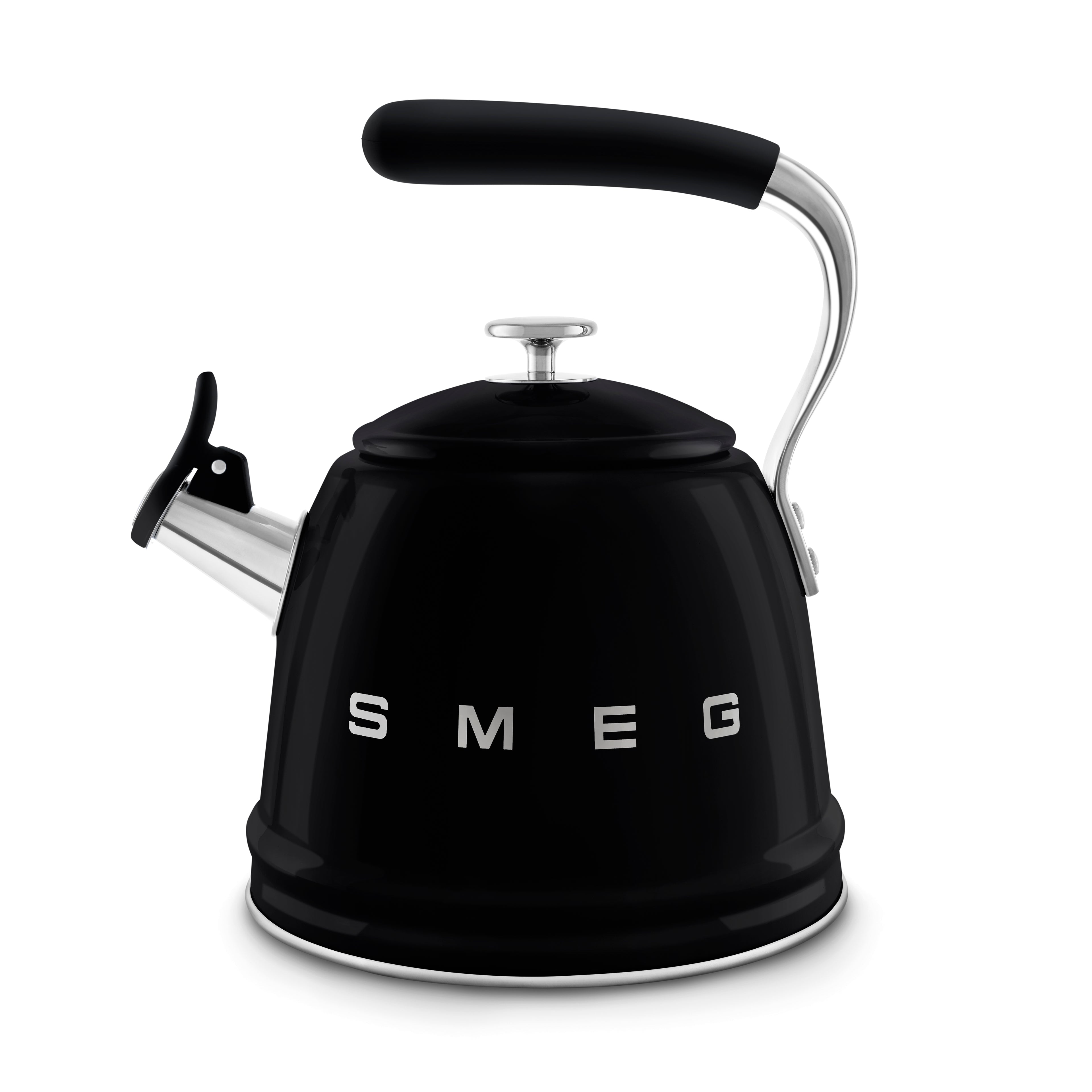 Bouilloire à sifflet  noir SMEG 2,3 L | Rétro Années 50 – Maison H Luxury