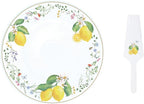 Sublimez vos desserts avec ce coffret plat à tarte de&nbsp;"Fleurs et Citrons" par Easy Life, sélectionné par Maison H Luxury.