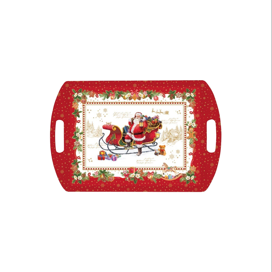 Plateau Rectangulaire Noël 52 x 35 cm