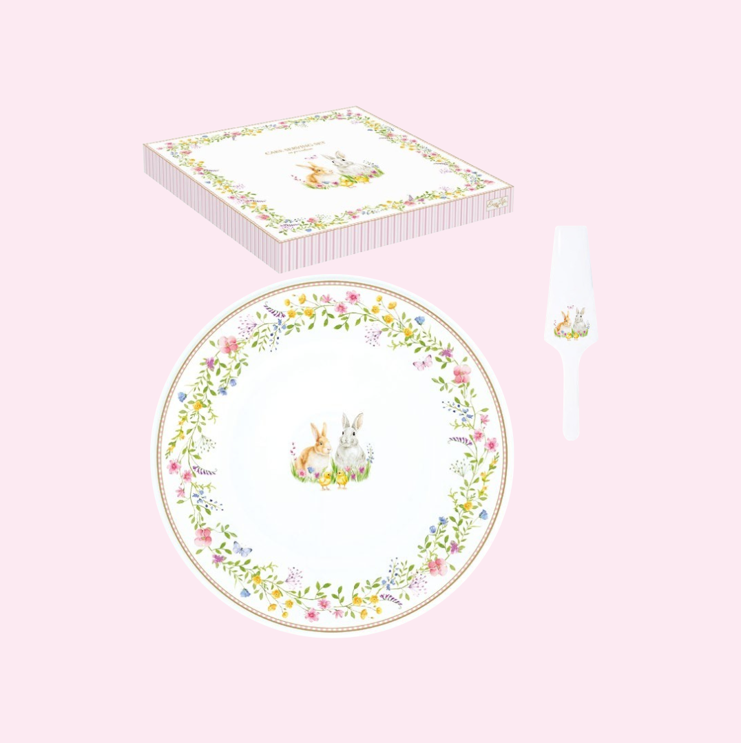 Coffret Plat à Tarte Ø 32 cm Happy Easter – Pâque