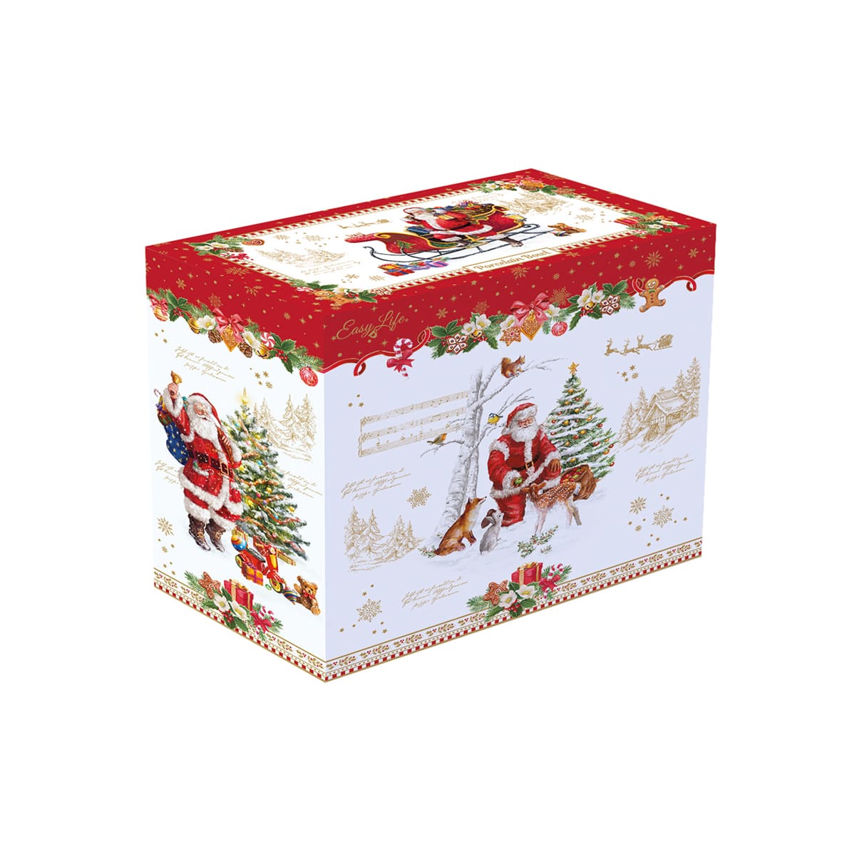 Bol étoile Ø20 cm en porcelaine Easy Life, idéal pour les fêtes. Disponible en coffret exclusif chez Maison H Luxury.