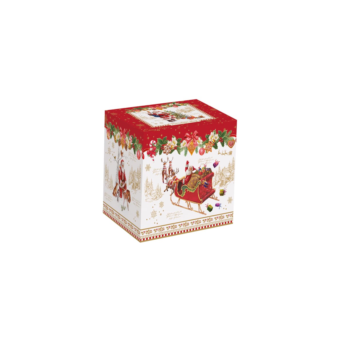 Coffret 1 mug Noël 24 cl en porcelaine Easy Life – Maison H Luxury