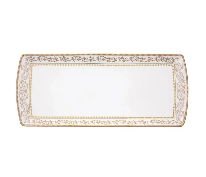 Plat à cake 35×15 cm “Golden”