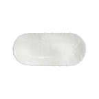Plat de service 53 x 24 cm.  Blanc- Joke baci Milano