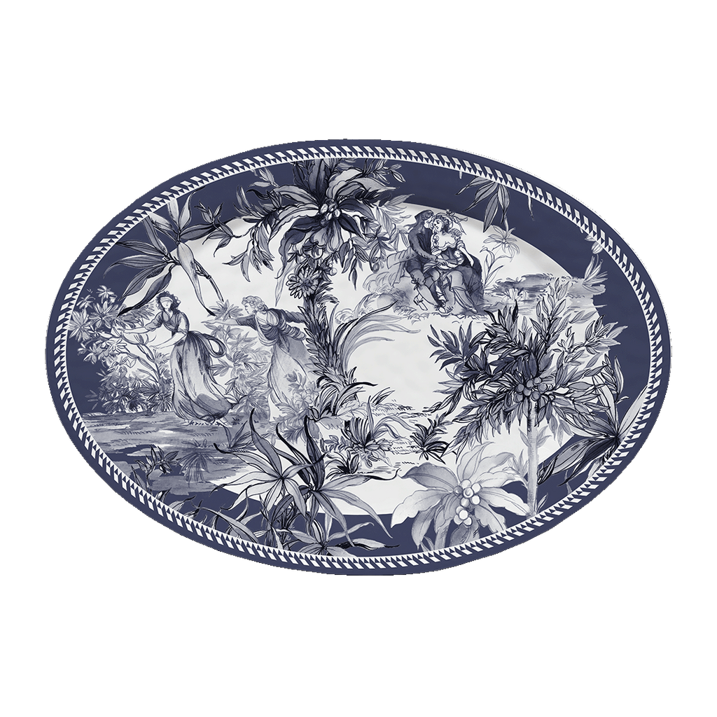 Plat de service Versailles 50 x 35 cm.