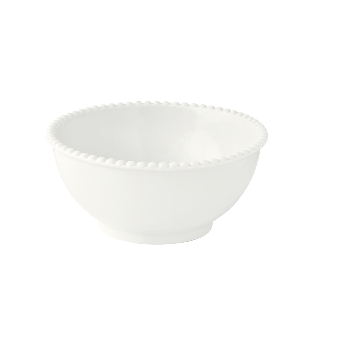 Bol en porcelaine blanche Ø20 cm – Collection Tiffany by Easy Life. Élégance et fonctionnalité pour une table raffinée, Maison H Luxury.