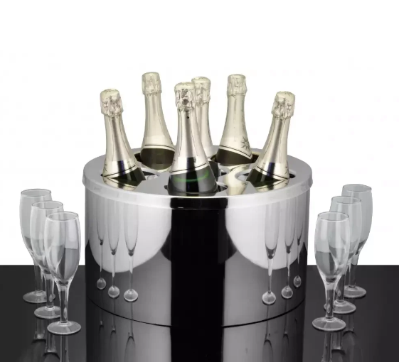 BOL MAGNUM DOUBLE PAROI AVEC COUVERCLE 6 BOUTEILLES