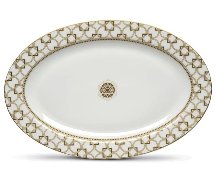 maison H luxury plat ovale 36 cm Pozzi milano 1876