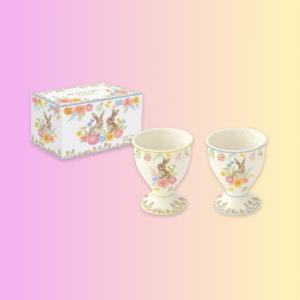 Lot de 2 coquetiers en porcelaine Easy Life
