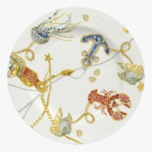 assette plat portofino pour désert 21,5