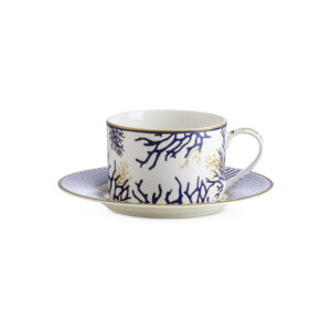 tasse à thé coralo 220ml en porcelaine fine italienne