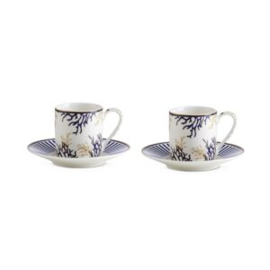 set de 2 tasses à café coralo pozzi milano