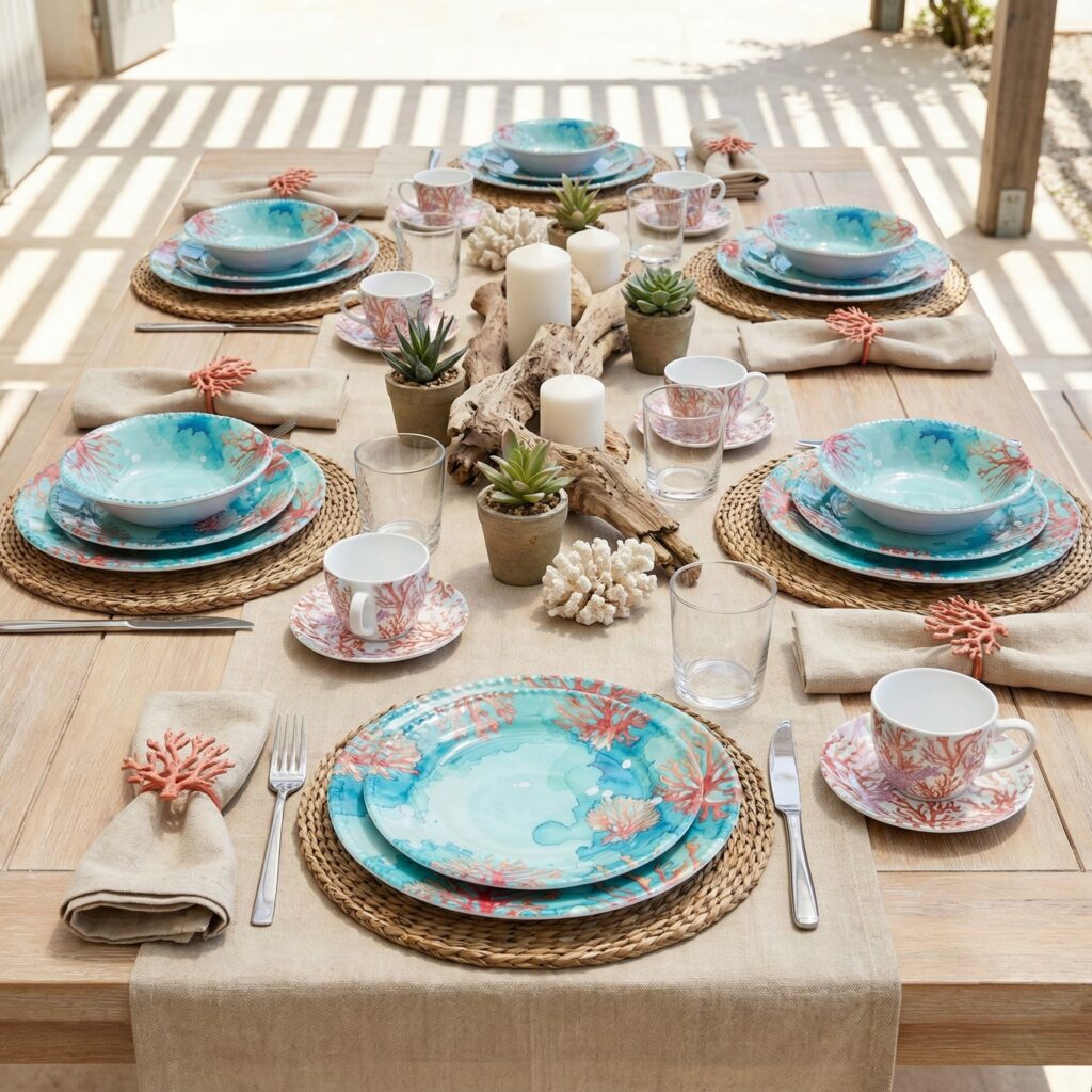 corail table dresse melamine