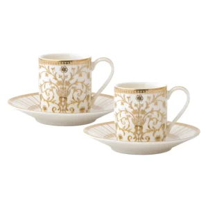 set de tasses à café 80 ml golden