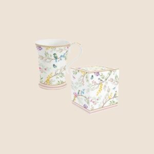 COFFRET 1 MUG de 330 ml de la marque Easy Life de la collection Birds Melody