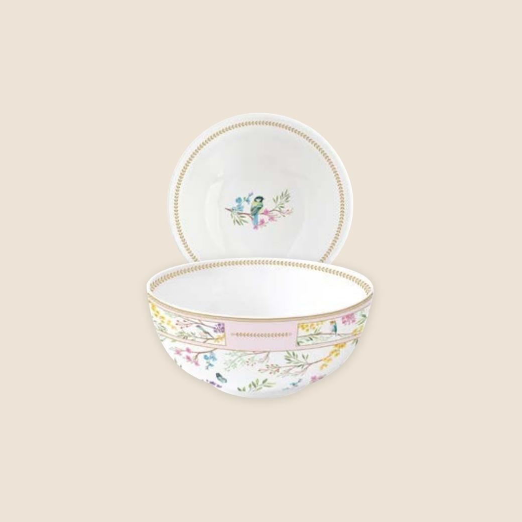 Bol de Ø 15 cm HAUTEUR 7 cm en porcelaine de la marque easy life de la collection Birds Melody Bol de Ø 15 cm HAUTEUR 7 cm en porcelaine de la marque easy life de la collection Birds Melody