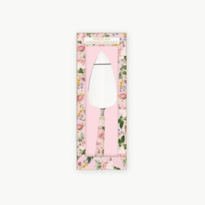 Pelle à tarte avec manche porcelaine Chant des roses