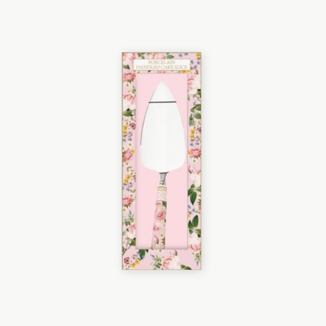 Pelle à tarte avec manche porcelaine Chant des roses Pelle à tarte avec manche porcelaine Chant des roses