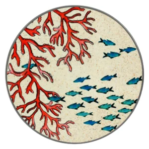 sea life sottop, corallo 20 cm, ceramica