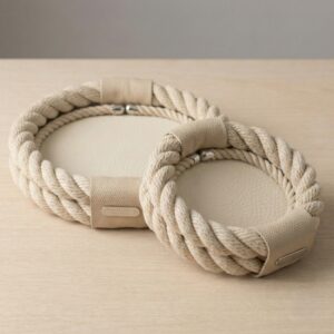 Plateau Rond Anelli Petit et Grand signé Giovanna Locatelli