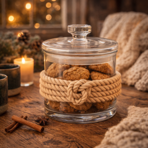 bocal en verre (petit 17,5cm) signé giovanna locatelli