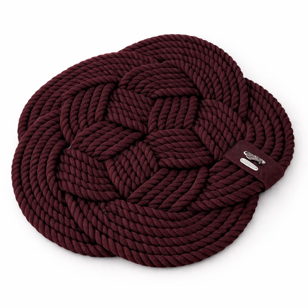 napperons corde tressé en nœud celtique 60 cm signé giovanna locatelli napperons corde tressé en nœud celtique 60 cm signé giovanna locatelli