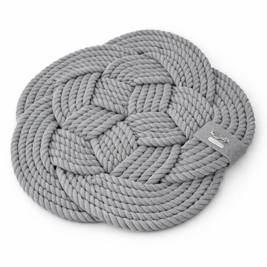 napperons corde tressé en nœud celtique 60 cm signé giovanna locatelli napperons corde tressé en nœud celtique 60 cm signé giovanna locatelli