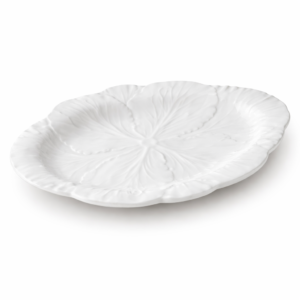 plat de service ovale 50 x 35 cm botanica