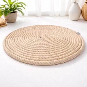 set de table ovale en corde signé giovanna locatelli