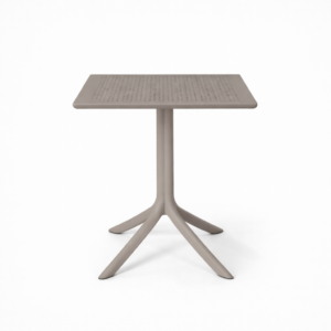 nardi table carrée clip taupe
