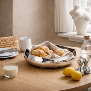 Georg Jensen COBRA Panier à fruits et pain sculptural