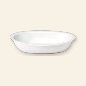 Baker California Deshoulières 100 cl — porcelaine de Limoges blanche, fabriquée en France