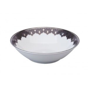 Coupelle à crème Dhara bleu Deshoulières Ø 14,5 cm — porcelaine de Limoges, décor oriental Dhara bleu