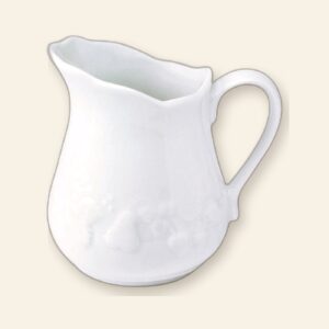 Crémier California Deshoulières 25 cl — porcelaine de Limoges blanche, fabriquée en France