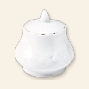 Sucrier California Deshoulières 30 cl — porcelaine de Limoges blanche, fabriquée en France
