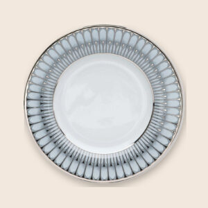 assiette a dessert arcades gris platine deshoulieres premium