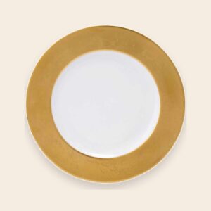 assiette de presentation arcades gris or deshoulieres premium