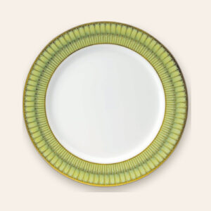 Assiette de présentation Arcades vert - Deshoulières