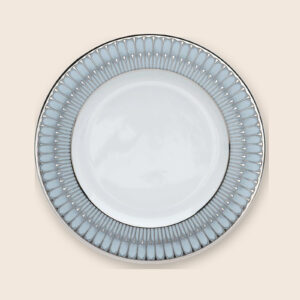 assiette plate arcades gris platine deshoulieres premium