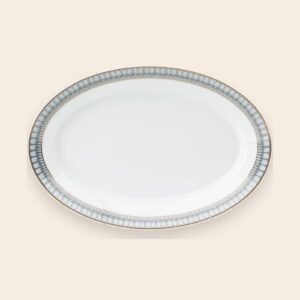 plat ovale arcades gris or deshoulieres premium