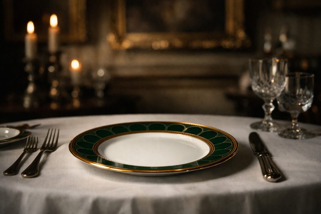 ressage de table éditorial (chic & cinématographique)