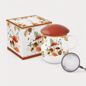 Mug 450ml + couvercle + infuseur métal Autumn Breeze