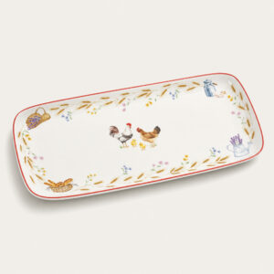 Plat de service 40 x 17,5 cm Country Life