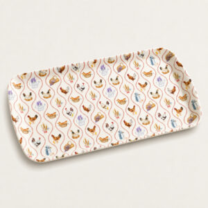 Plat de service rectangulaire 33 x 22 cm Country Life