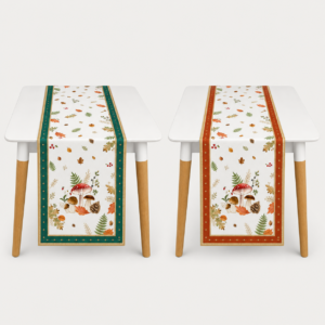 Set 2 chemins de table 45×140 100% coton Autumn Breeze