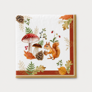 Pack 20 serviettes papier 33×33 Autumn Breeze
