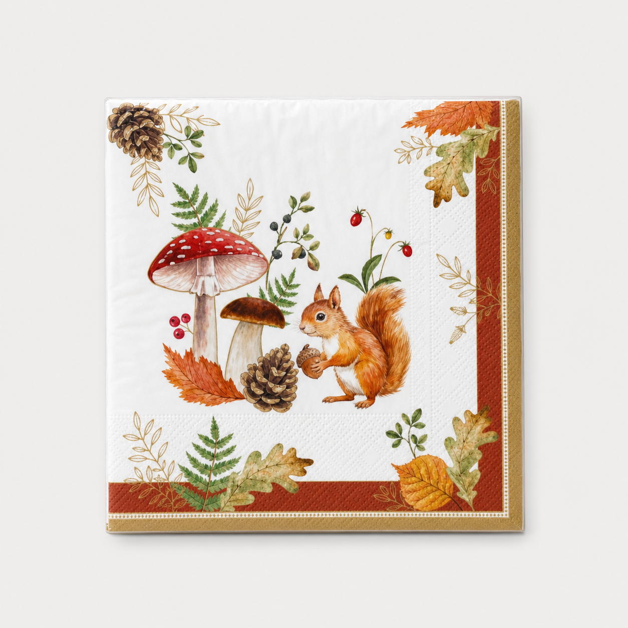 Pack 20 serviettes papier 33×33 Autumn Breeze