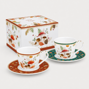 Set 2 tasses + soucoupes 240ml Autumn Breeze