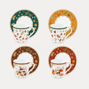 Set 4 tasses café 100ml Autumn Breeze